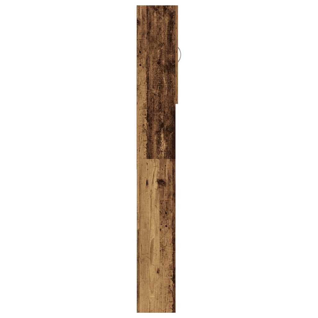 vidaXL Szafka na pralkę, stare drewno, 64x25,5x190 cm