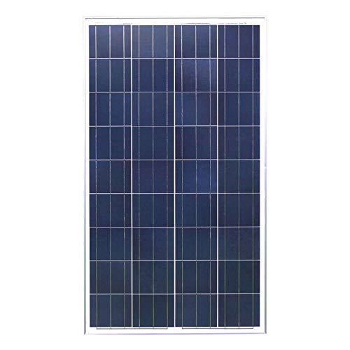 Lowenergie 100W Poly-Crystalline Solar Panel Premium Quality PV Photo-Voltaic Panel. for Caravans, Motorhomes, Boats & Any Flat Surface