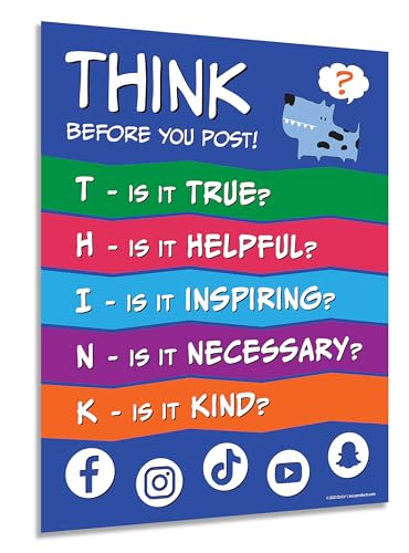 THINK Before You Post Poster
