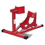 Es fácil de usar también vidaXL Soporte de Motocicletas para la Rueda Delantera Paddock Montaje Frontal