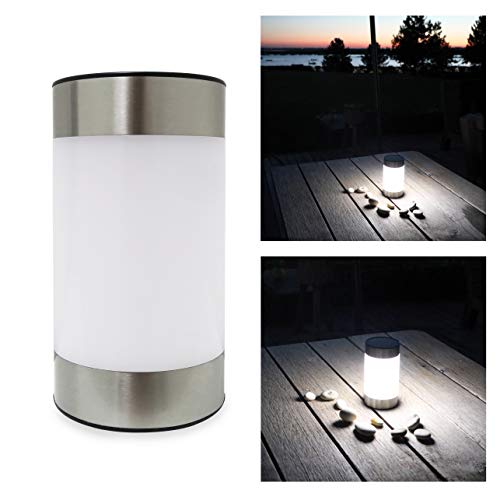 Frostfire Lazesol - Lámpara solar para jardín y mesa