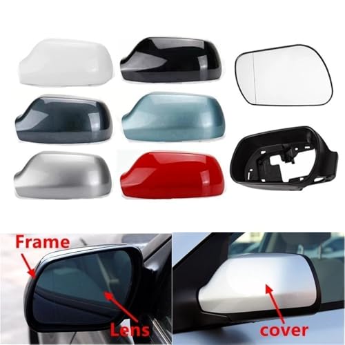 Glace de rétroviseur pour Mazda 3 BK 2003-2009 verre de remplacement Cafoucs