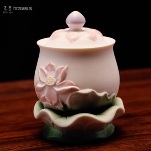 PEWRESLORS 1 PCS Ceramics Altar Cup, Buddha's Front Offering Glass?Holy Water Offering Cup, Tibetan Buddhist Worship Cup - Buddhist Supplies A15 - Medium Size