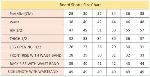 Short de surf homme ample taille 36 short de plage séchage rapide - 3