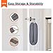MAGZO Door Draft Stopper, 36 Inch Under Door Draft Blocker Noise Stopper, Weighted Wind Blocker Draft Guard for Bottom of Door, Gray