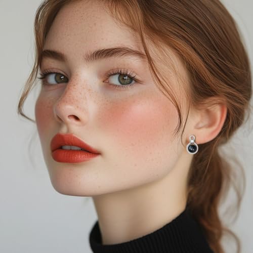 S925 Sterling Silver Infinity Pearl Earrings Stud for Women, Genuine Quality 8-8.5mm Round Saltwater Cultured Pearls 14K Gold Plated Hypoallergenicity Jewelry Gifts for Mother Wife Bridal4