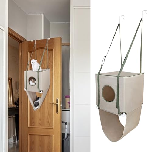 Hamac pour chat double couche ajustable pour optimiser l'espace de loisirs - 4