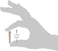 Vista 2 de Juego de pines de puente Fender originales para guitarra acústica, color crema