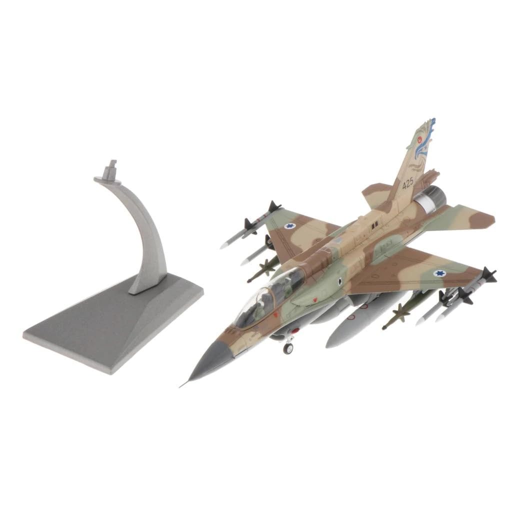 AirModels F-16 Fighting Falcon - Israeli Diecast Aircraft Model 1/72 Scale Plane Toy Collectable Gift