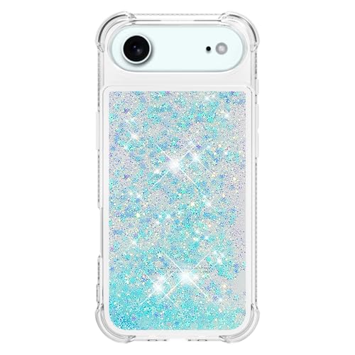 Coque iPhone 2025 Air sable mouvant fluide brillant transparent YBL - 2