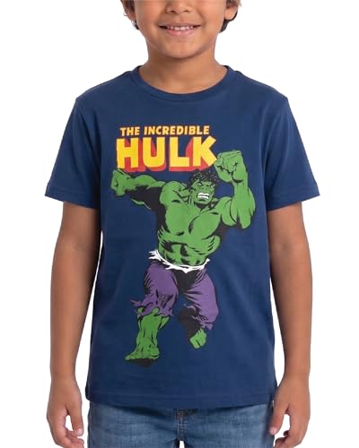 Marvel Boys Shirts Spiderman Avengers Hulk Iron Man Graphic Tees for Boys - image 1