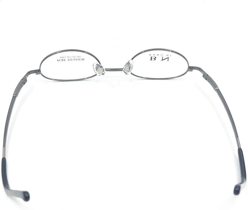 Titanium Spring Hinges Vintage Small Oval 44mm Eyeglass Frames Full Rim Men Women Glasses