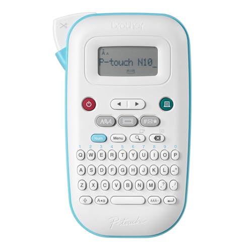 Brother P-touch PT-N10 Personal Handheld Label Maker Machine with Btag Tape, Portable Label Printer, Easy to Use, Multiple Font Styles, User-Friendly Templates for Organizing, Storage, Office and Home
