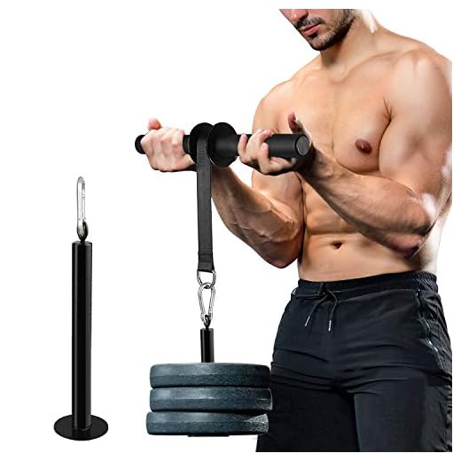PELLOR Forearm Wrist Roller, Forearm Workout Arm Blaster Exerciser with Anti-Slip Hand Grip, Wrist Strength Trainer for Home Gym, Biceps & Triceps Fitness Wrist Weight Professional Equipment