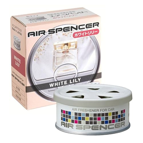 エアースペンサー(Air Spencer) 栄光社 自動車用 芳香剤 エアースペンサー カートリッジ 置き型 詰め替え用 ホワイトリリー A108 059108