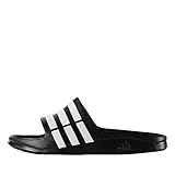 adidas Performance Kids' Duramo Slide Sandal (Toddler/Little Kid/Big Kid),Black/Running White/Black,6 M US Big Kid
