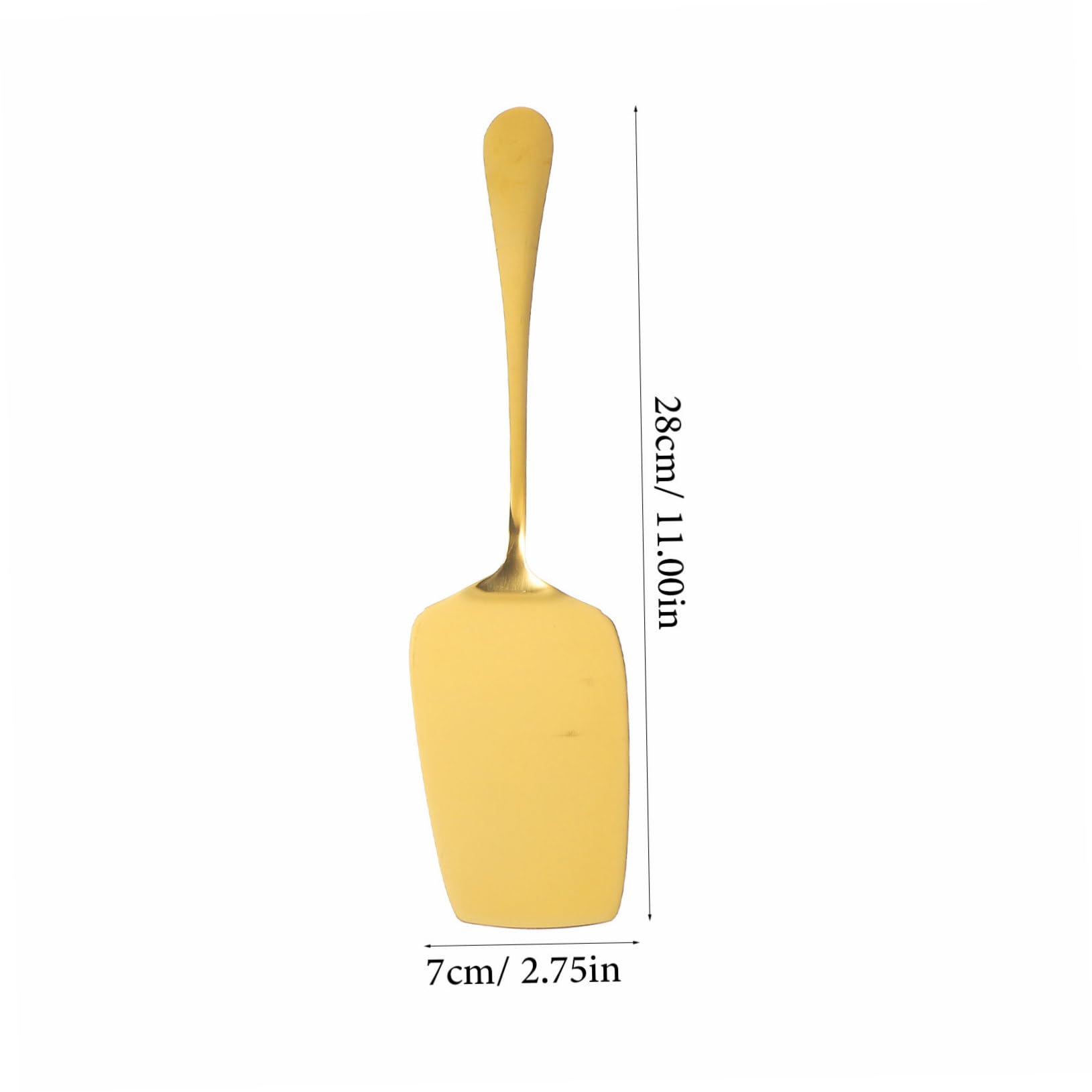 Zerodeko Ustensiles de Service Acier Inoxydable de Couverts avec Pelle à Tarte Spatule à Gâteau et Pelle à Fromage pour Buffet et Maison