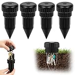 4Pcs Key Hider Outside, Garden Security Storage Box, Weather-Resistant Key Concealment, Outdoor Key Safe with Lockable Design, Set of Four Medium-Sized Units for Home and Garden Use ﻿