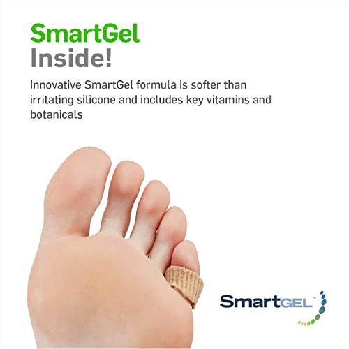 Image of NatraCure Gel Toe Tube Cushion Sleeves (Small) - 5 piece Trim-to-Fit Tubing Set - (Relieves and Protects Corns, Blisters, Hammertoes, and Calluses) - 5 PACK