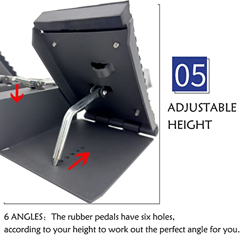 image for Supvision 30In Lightning Starting Block Sprinter Pedals 6 Angle Adjust