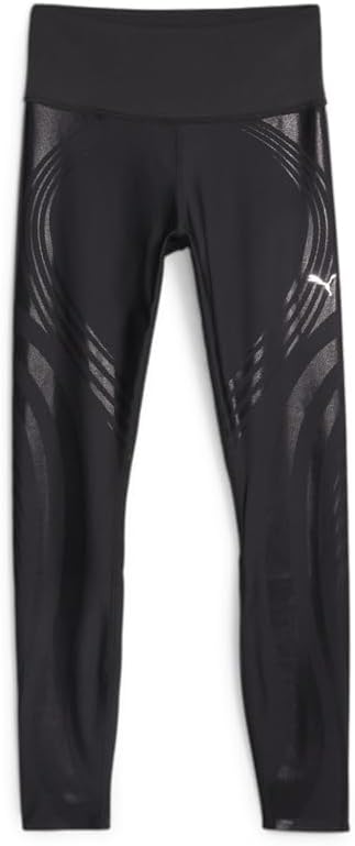 PUMA Womens Eversculpt Shine High Waisted Full Length Athletic Leggings Training Athletic Casual Compression - Black