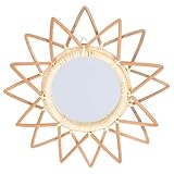 Miroir suspendu – un accessoire de décoration idéal pour la maison, très élégant, frais et stylé, miroir décoratif en rotin