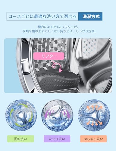 COMFEE' CD-105DA1(T) 10kg/5kg ドラム式洗濯乾燥機