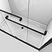 DreamLine Encore 44-48 in. W x 76 in. H Semi-Frameless Bypass Shower Door in Satin Black, SHDR-1648760-09