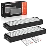 A-Premium 2-PC Cabin Air Filter with Activated Carbon Compatible with Nissan Maxima 2000-2001 3.0L,