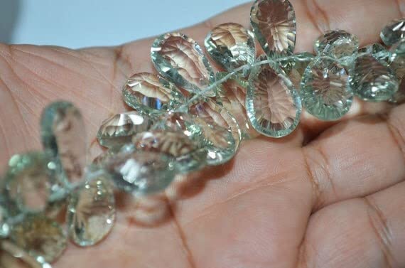 Améthyste verte poire LKBEADS pour créer vos bijoux de mariage