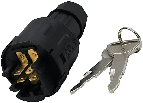 PLENTZOM Ignition Switch Key 57590-23342-71 Compatible with Toyota Forklift Series 7FD10-45 8FG10-30 5 6 7 8