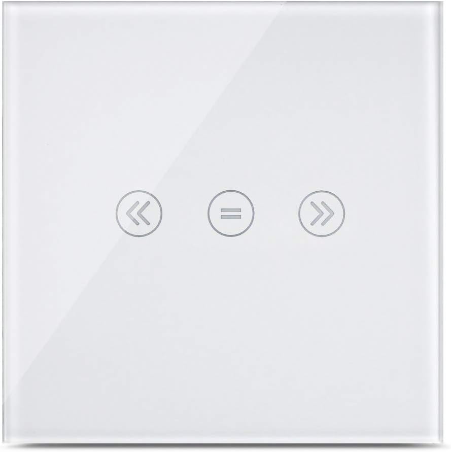 WiFi Roller Shutter Switches,Smart Electrical Blinds Switch,Timer Curtain Switch APP Voice Control by Echo Suit for Mechanical Limit Blinds Motor (with Backlight)