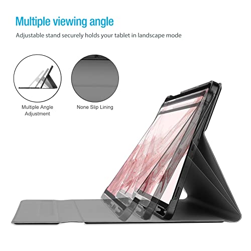 Procase Galaxy Tab S7 11 Inch Keyboard Case 2020 Sm-T870 T875 T878, Slim Lightweight Protective Cover With Magnetically Detachable Wireless Keyboard For Galaxy Tab S7 2020 Release 11" -Black #TOP3