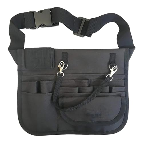 Bolsa organizadora para enfermeras con múltiples compartimentos y bolsillos para herramientas ajustables para enfermeras y viajes de enfermería al aire libre