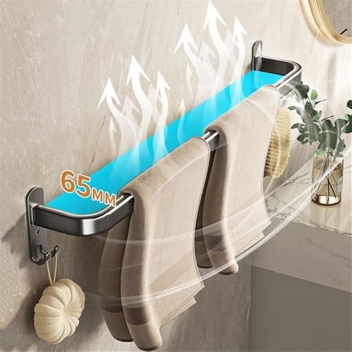 Estanterías para ducha sin taladro que ahorran espacio con ganchos multiusos 3