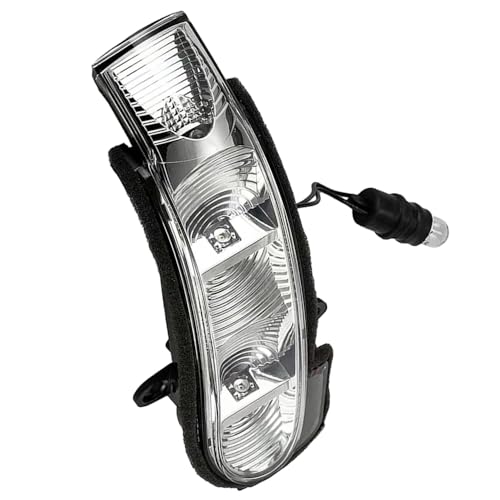 RAGBUSCLE Rear View LED Side Mirror Turn Signal Amber Lamps, Car Rearview Mirror Side Marker Light, Compatible with Mercedes-Benz E320 E350 2006 E500 E55 G500 G55 G550 W210 W211, Left Driver Side