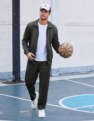 COOFANDY Men's Tracksuits Sweatsuits for Men Sweat Suits 2 Piece Set Athletic Jogging suits Casual Outfits 3XL — view 2