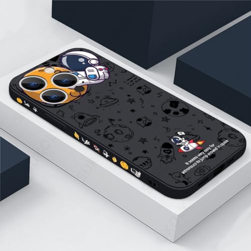 Coque dessin animé astronaute iPhone 13 Pro pour un style unique