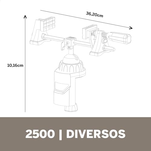 Dremel acoplamento de microrretífica, morsa multidirecional, modelo 2500