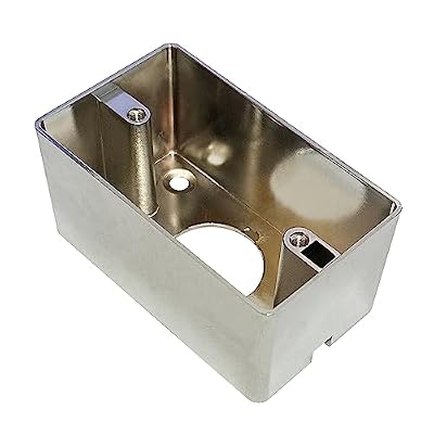 Back Box 86 * 50mm Mounting Accessory for Push Eixt/doorbell Button Switch Metal Electroplate