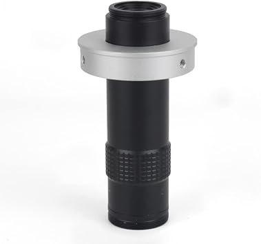 Microscope Accessories Kit 38MP 4K 1080P USB Industrial Digital Video Microscope Camera 10-130X Zoom C Mount Lens Microscope SlidesE only Lens
