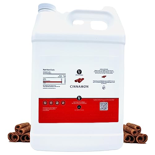 Dolce Flav Cinnamon Flavoring Oil for Desserts, Restaurant Size, 1 Gallon