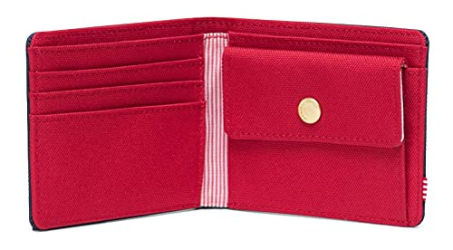 Herschel Roy Coin Rfid, Navy/Red, One Size #TOP1