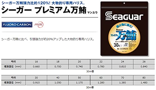 Línea de pesca Seaguar fluorocarbono 30 m clara miniatura 2