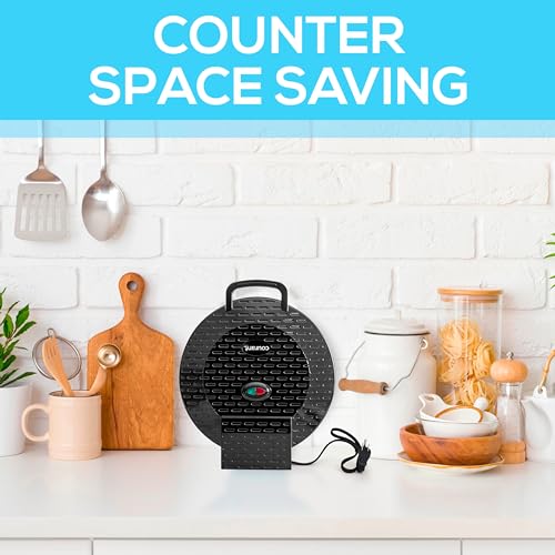 Courant Pizza Maker 12 Inch Pizzas Machine, Newly Improved Cool-Touch Handle Non-Stick Plates Pizza Oven & Calzone Maker, Electric Countertop Oven For Home Or School thumb #2