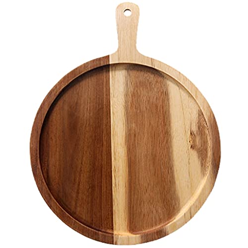 Pizza Paddle With Handle Great For Homemade Pizza Cheese And Charcuterie Boards Charcuterie Board For Kitchen Party (Color : B, Size : 32x25x2cm)