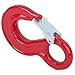 VAKUUM Eye Slip Hook Industry Ship Building 3.15T Load Bearing Construction Strong Lifting Hook Alloy Steel for Factory Lifting/4083