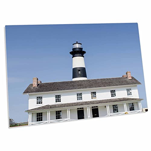 3dRose Bodie Island Light Station, Outer Banks, Mouse Pad miniatura 1