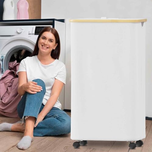 Suoco Rolling Laundry Hamper 100L thumbnail 2