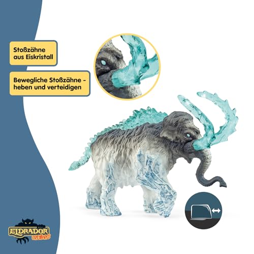 Schleich ELDRADOR | Frostmammut 70829 | ab 7 Jahren | 9 x 16 x 11 cm – Ansicht 4